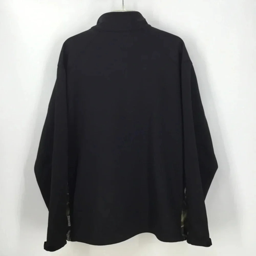 TAG Vintage Men’s Safari Outdoor Clothing Softshell Zip Hunting Jacket Size L - Picture 3 of 9